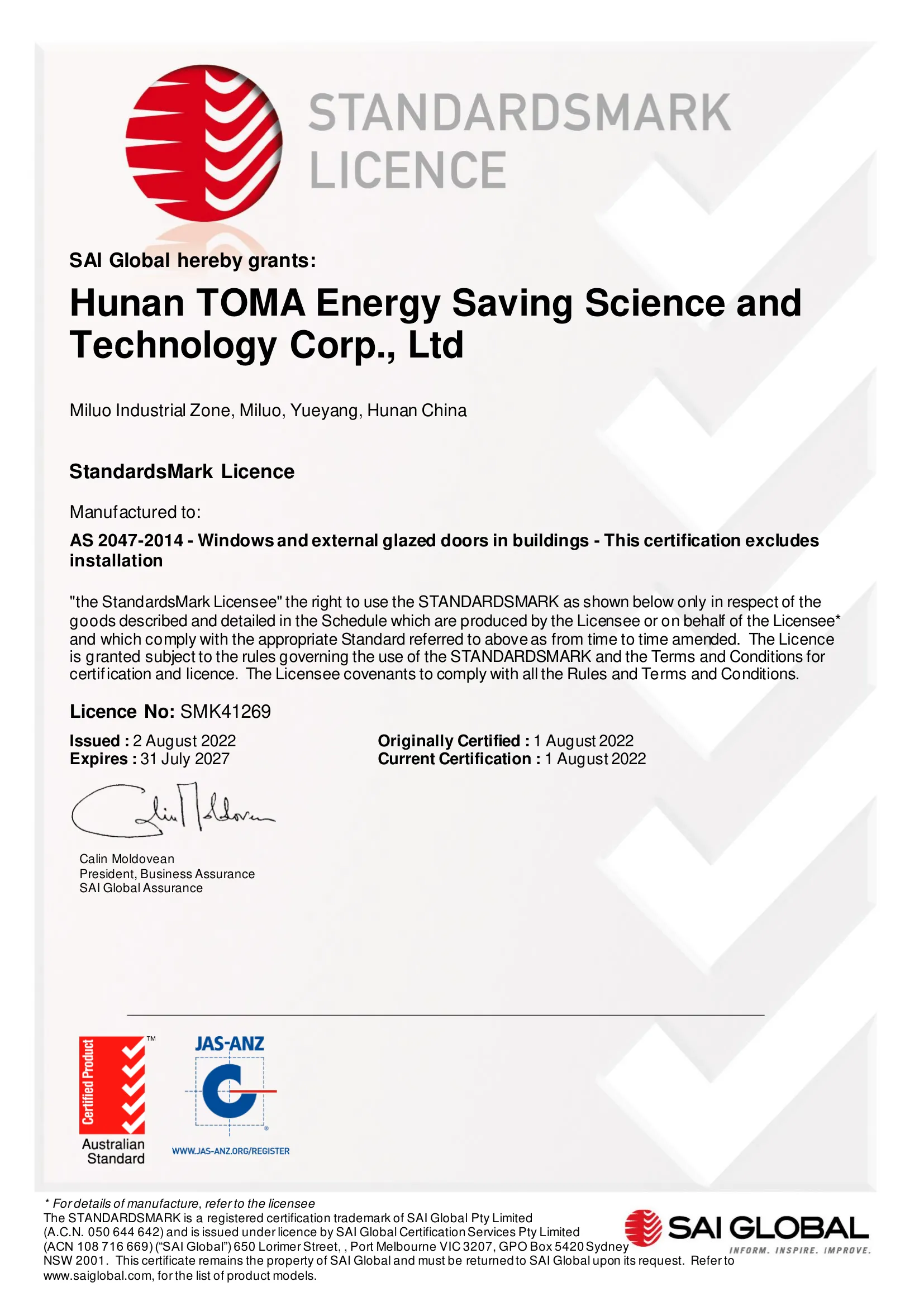 Certificat 5