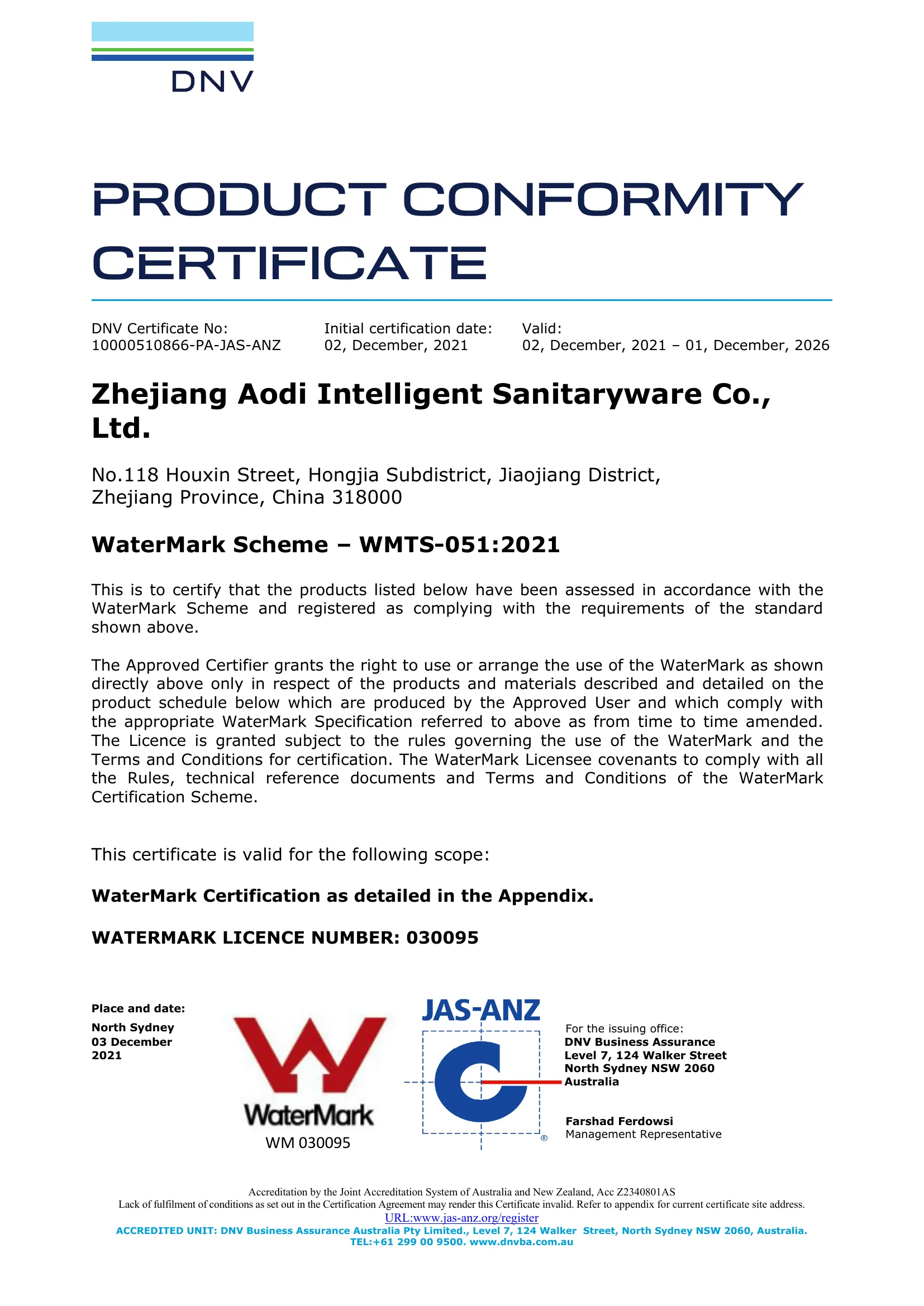 Certificat 8