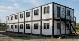 Maison conteneur pour bureau de chantier