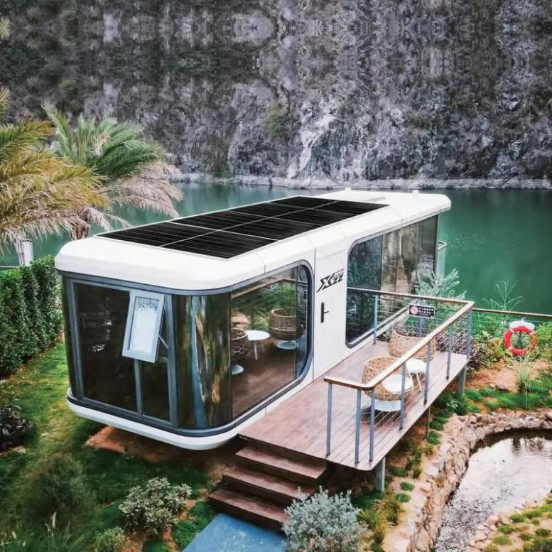Maison conteneur avec syst&egrave;me photovolta&iuml;que imagen 2